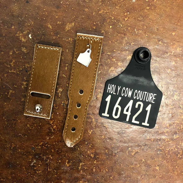 Calf Cowhide Apple Watch Band - Small #16421