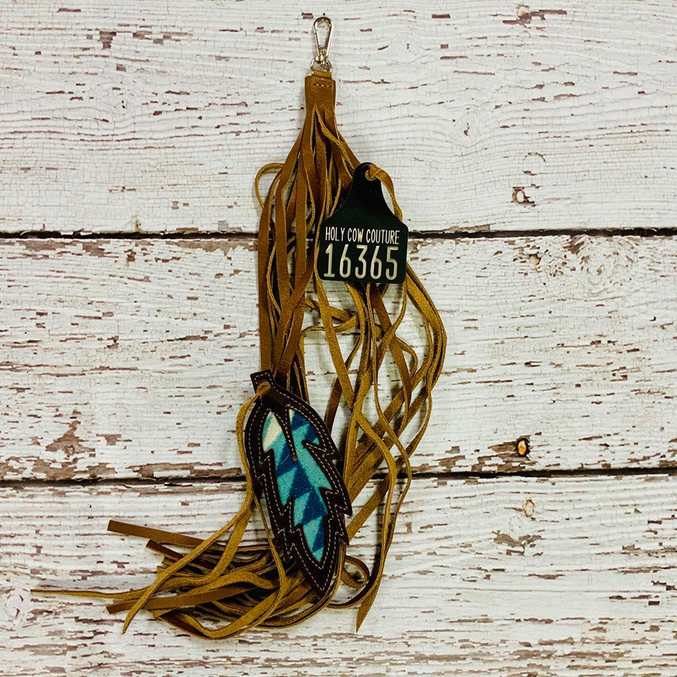 Feather Purse Charm - #16365