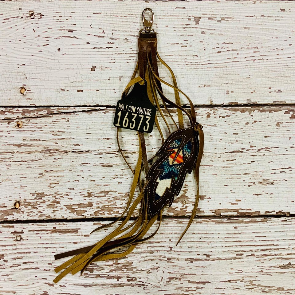 Feather Purse Charm - #16373