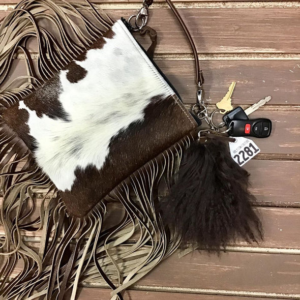 Brown Tibetan Lamb Keychain