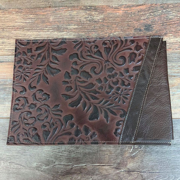 Computer Sleeve - Burgundy Embossed