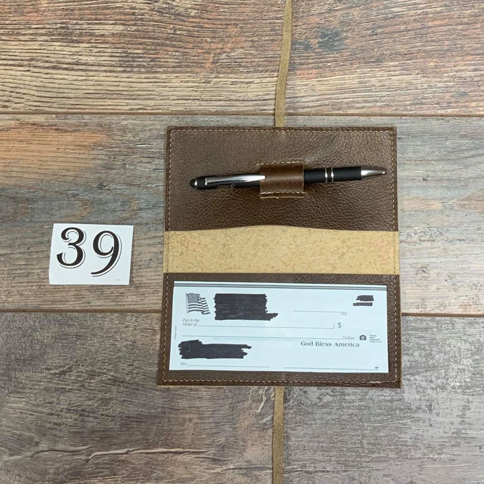 Checkbook Cover #39
