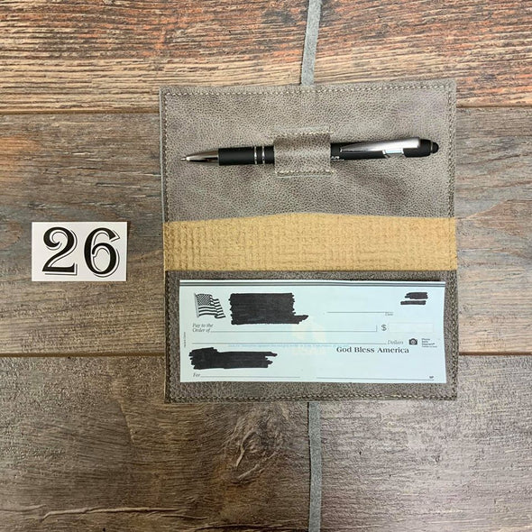 Checkbook Cover #26