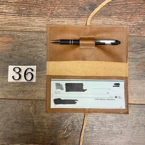 Checkbook Cover #36