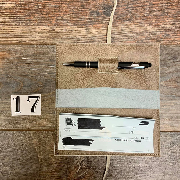 Checkbook Cover #17