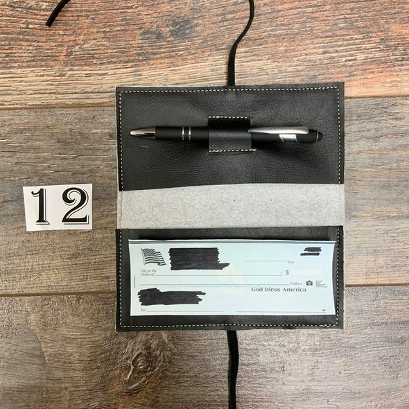 Checkbook Cover #12