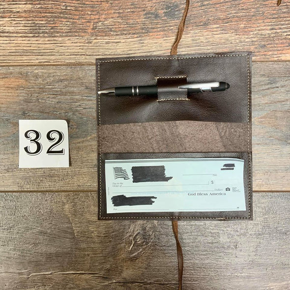 Checkbook Cover #32