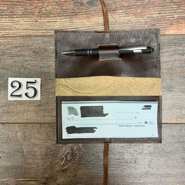 Checkbook Cover #25