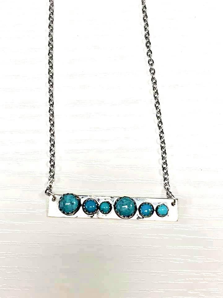 Brittany Exclusive Jewelry - Sterling Silver Necklace Turquoise #3
