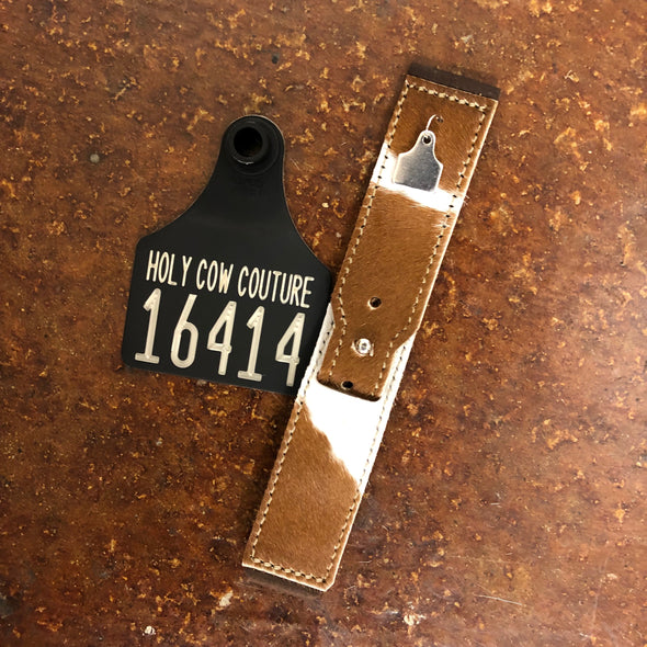 Calf Cowhide Apple Watch Band - Large #16414