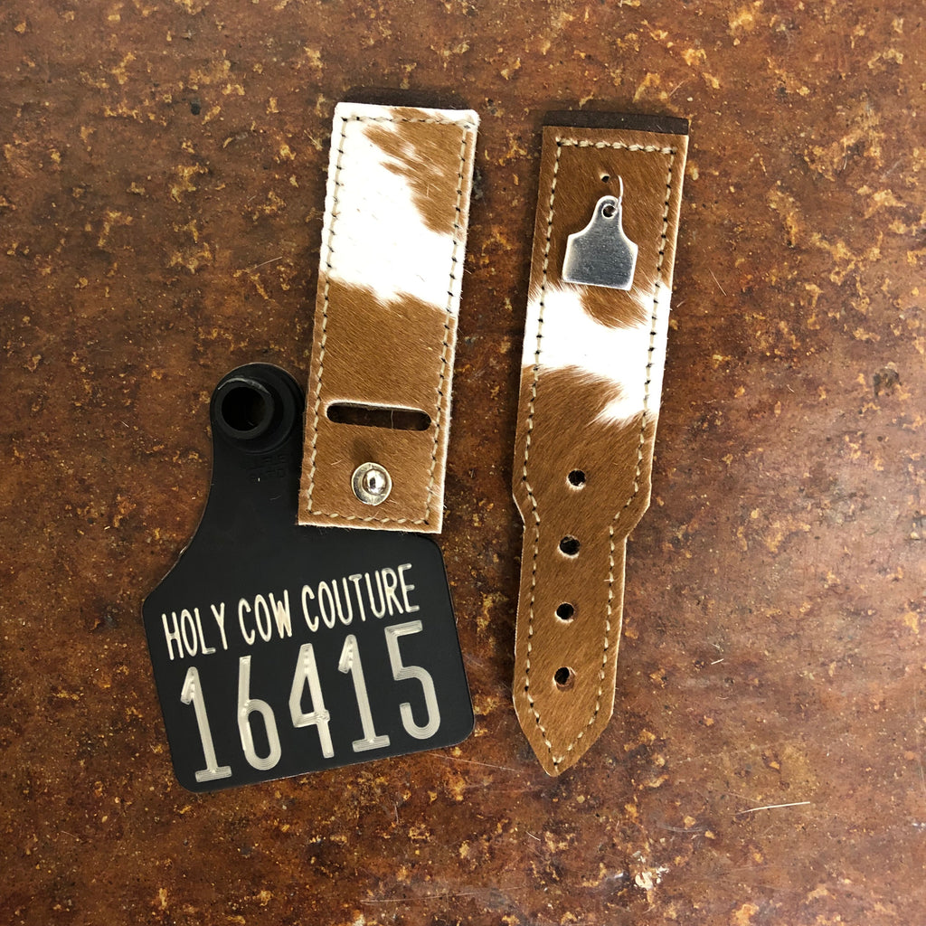 Calf Cowhide Apple Watch Band - Large #16415