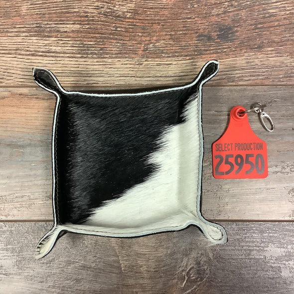 Cowhide Tray - #25950 Bag Drop