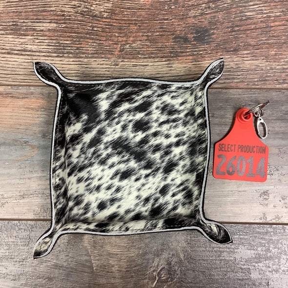 Cowhide Tray - #26014 Bag Drop