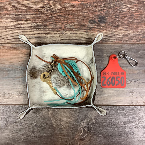 Cowhide Tray - #26050 Bag Drop