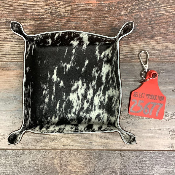 Cowhide Tray - #25677 Bag Drop