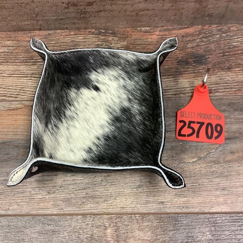 Cowhide Tray - #25709 Bag Drop