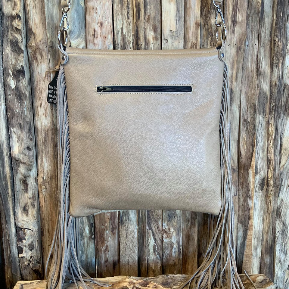 Crossbody With leather Flap  #16047