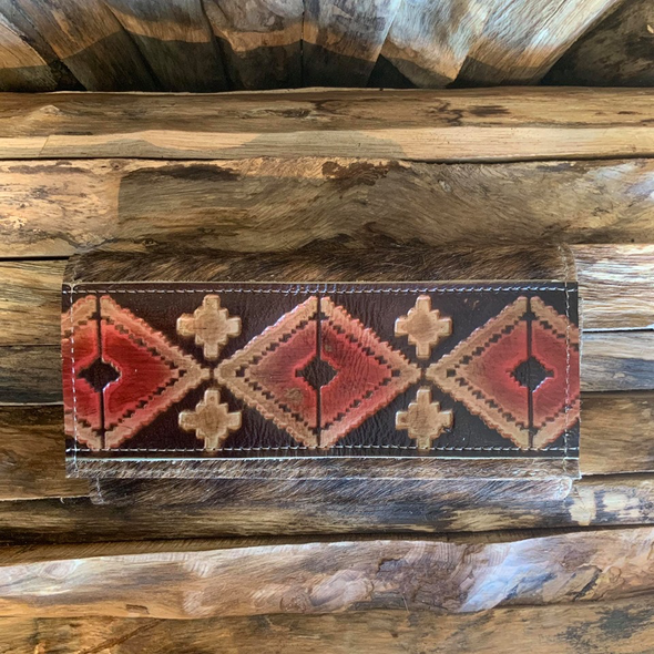 Bandit Wallet with Embossed Leather SALE #1335