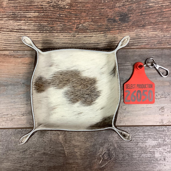 Cowhide Tray - #26050 Bag Drop