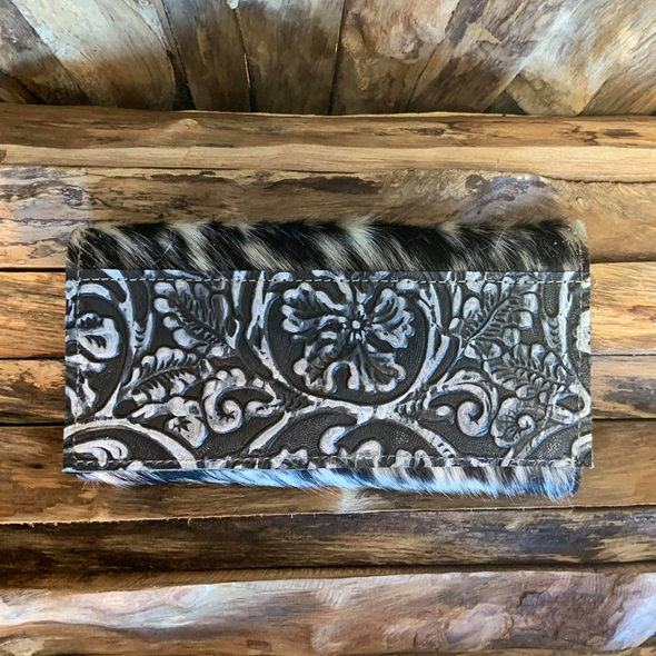 Bandit Wallet with Embossed Leather #1344