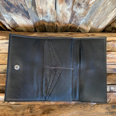 Bandit Wallet with Serape & leather frame  #1305