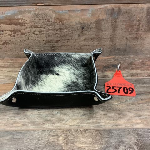 Cowhide Tray - #25709 Bag Drop